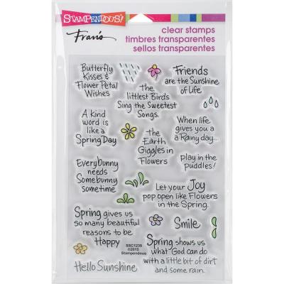 Stampendous - Clear Stamps - Spring Sentiments